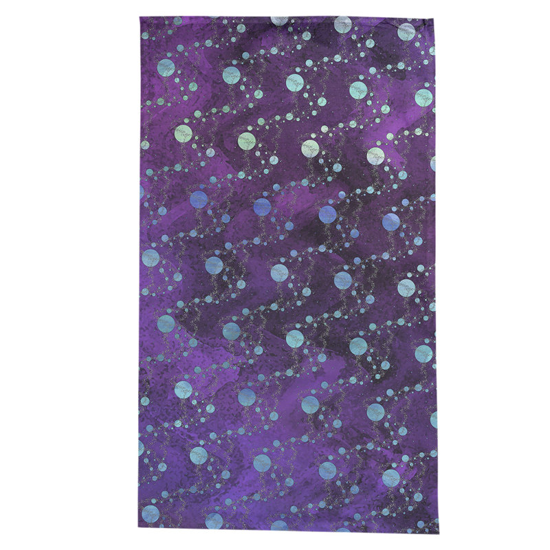 Nappe abstrait leffel, Mauve / Noir