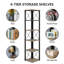 180cm H x 32cm W Metal Corner Bookcase-1620936435