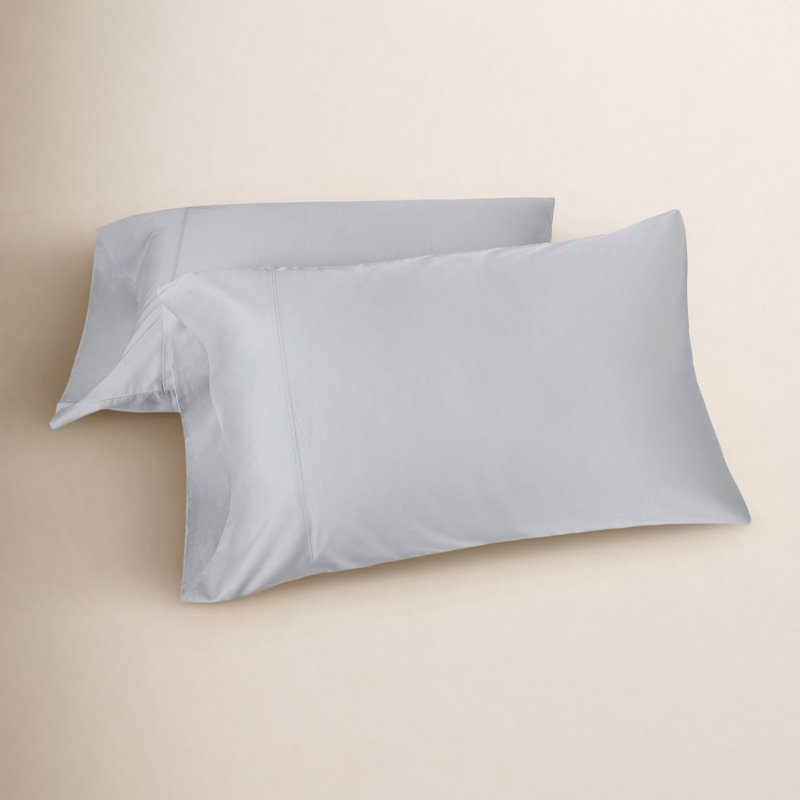 Cloud Soft Sateen Organic Pillowcase, King Pillowcase, Seal