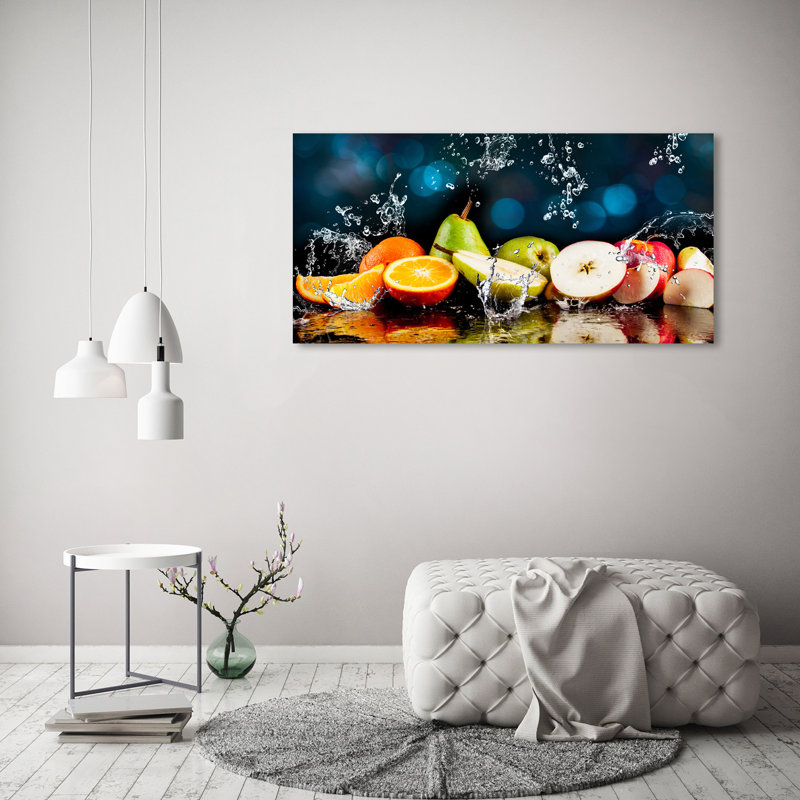 Fruit And Water - Wrapped Canvas Print