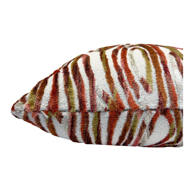 Housse de coussin en velours Flow, 14 x 20 po, Épice