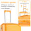 Ensembles de valises 4 pièces (14/20/24/28) Valise extensible légère et durable en PP-129105384-129105385