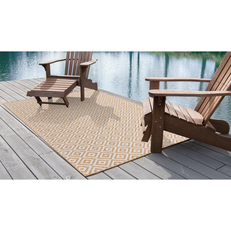 Tapis d'extérieur Jill Zarin Costa Rica, Rectangle 6 pi 1 po x 9 pi
