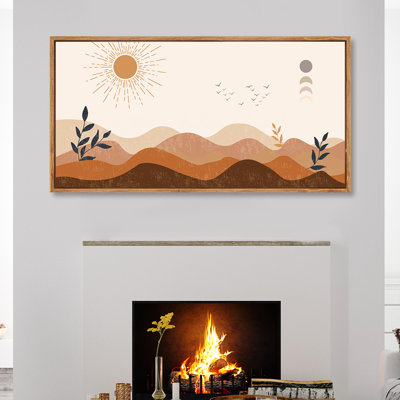 Grandes impressions murales sur toile encadrées pour chambre à coucher, salle à manger