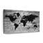 «Wooden World Map I», reproduction sur toile-2094625078
