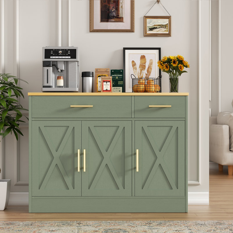  Buffet de 42,5 po Dennisse, Vert