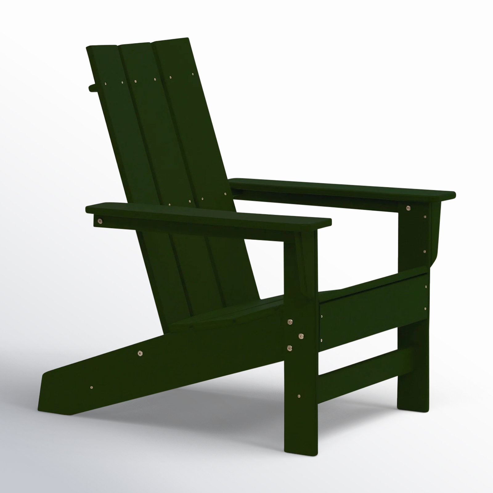 Ratcliff All-Weather HDPE Adirondack Chair, Forest Green