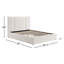 Tanner Boucle Upholstered Bed Frame-51454399
