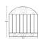 Kaliyah 90cm H x 85cm W Black Metal Gate
