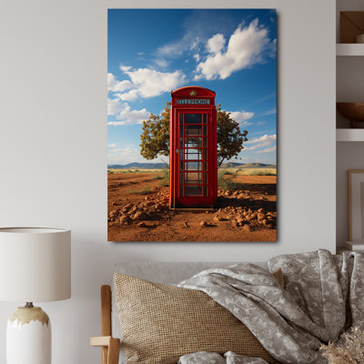 Latrayvion " Red Telephone Booth Isolated Connections "