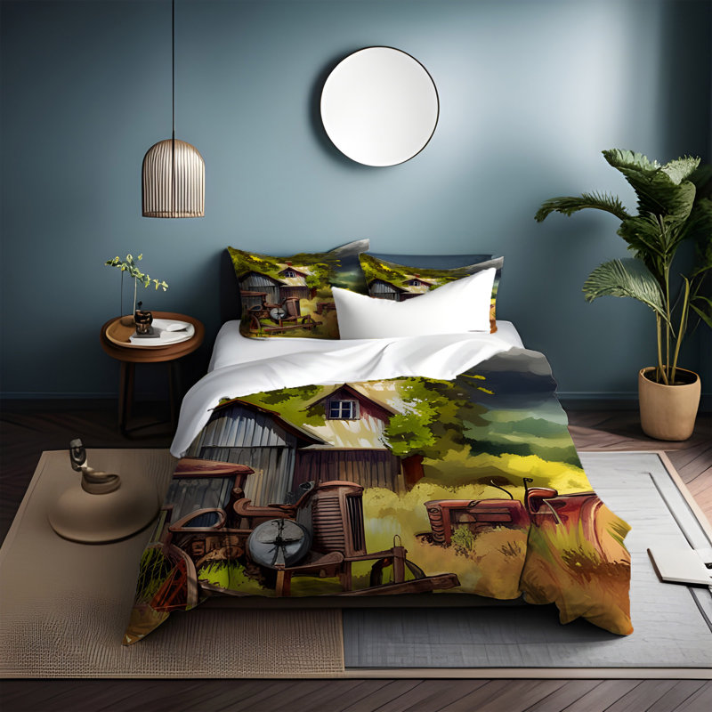 Abstract Duvet Cover, Queen Duvet Cover + 2 Queen Shams