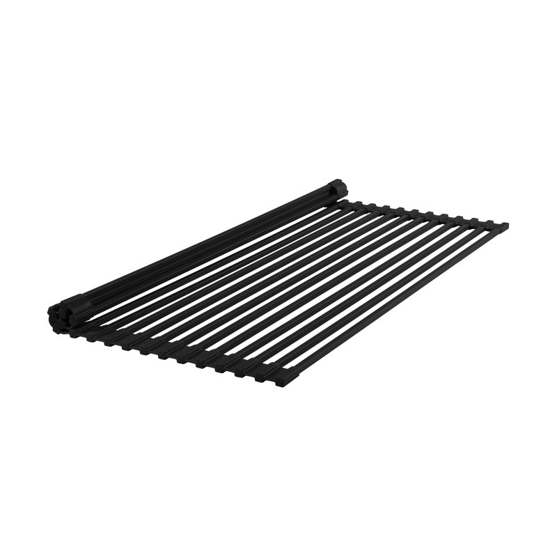 Grille d'évier de cuisine 20 po x 12 po Swiss Madison, Noir