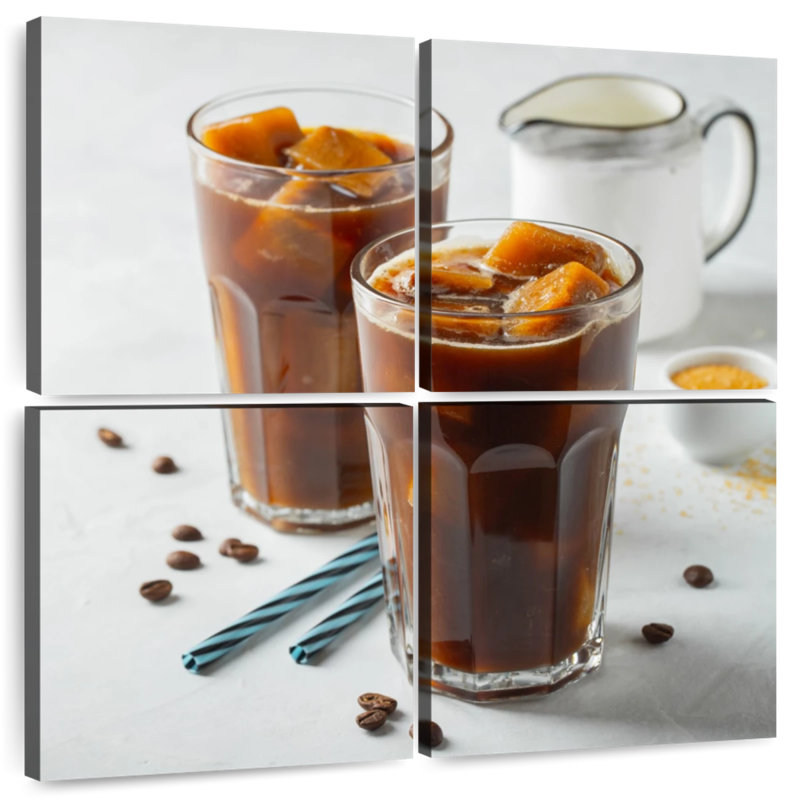 Yarlin Sweet Iced Coffee, 18" H x 18" W