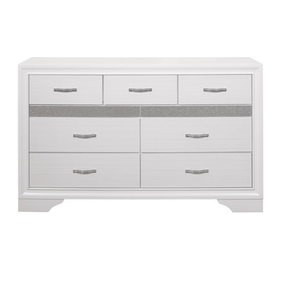 Commode 9 tiroirs avec miroir Murdis