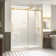 60 in. W X 74 in. H Soft Close Single Sliding Frameless Shower Door with 5/16 in. (8mm) Clear Tempered Glass