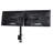 Mount-It! Full Motion Adjustable Dual Monitor Mount Fits 2 Computer Screens 17 - 32 in. with C-Clamp