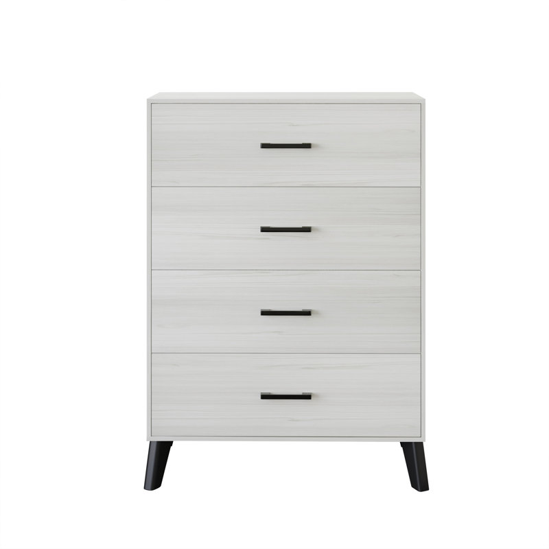 Jeweldine 29.53'' W 4 - Drawer Dresser, Light Gray