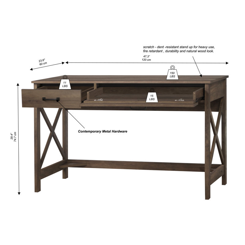 Bureau Summy, Chêne rustique