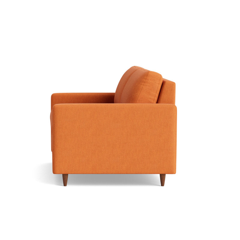 MCM Sofa Bed, Performance Weave - Carrot