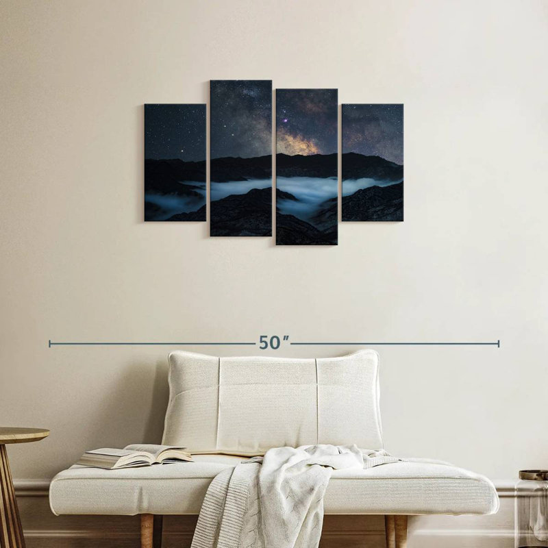 Oberle Milky Way Over Mountains, 22" H x 36" W