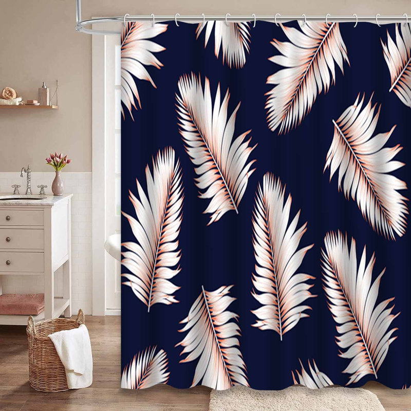 Rideau de douche Tropical, L 72 po x l 84 po
