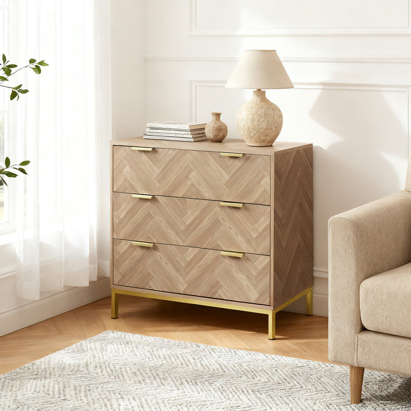 Bendt 31'' W 3 - Drawer Dresser