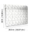 Rouleau de papier peint adhésif L 33 pi x l 20,5 po Callaway Love-61465138