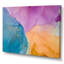 Art liquide bleu et orange II - reproduction sur toile-67342369-67342380
