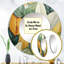 Green And Yellow Leaves Tranquillity II - Leaves Round Mirror Wall Decor_MTMIR114813-386741655