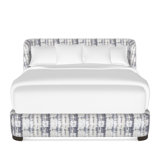 Tansy Upholstered Wingback Bed