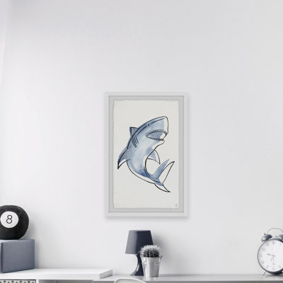 Chumley 'Shark's Teeth' Framed Print