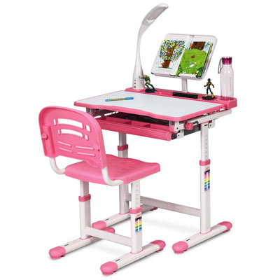 Ensemble de bureau et de chaises l 26 po Arispe