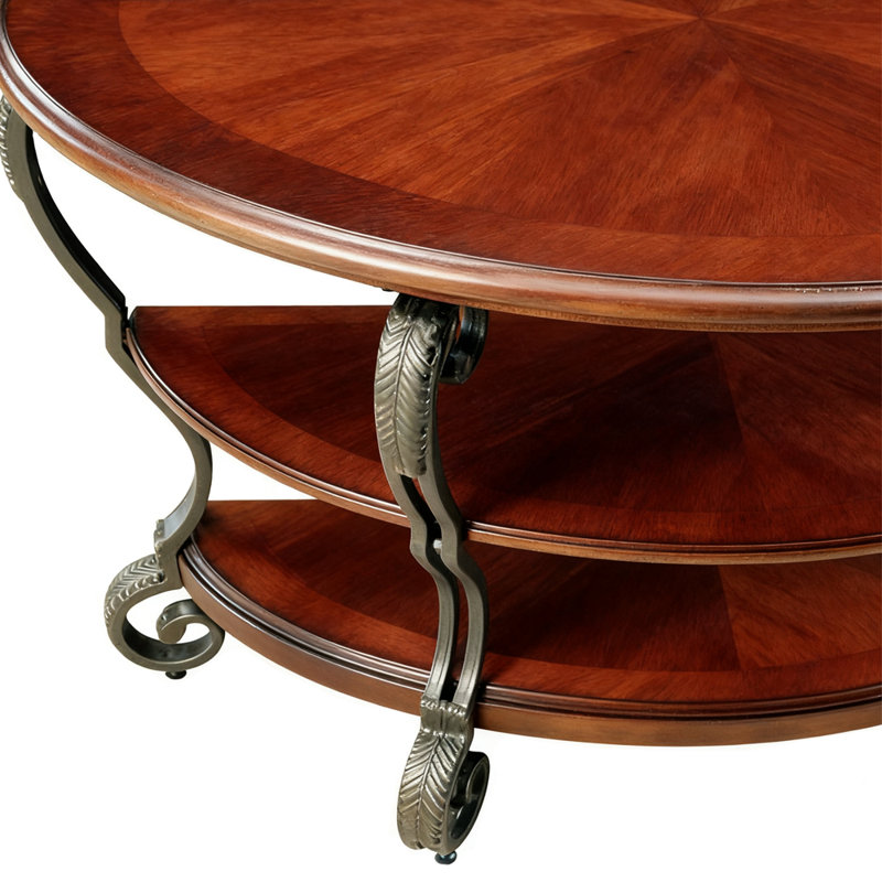 Console demi-lune avec rangement, 2 tablettes pour pneus