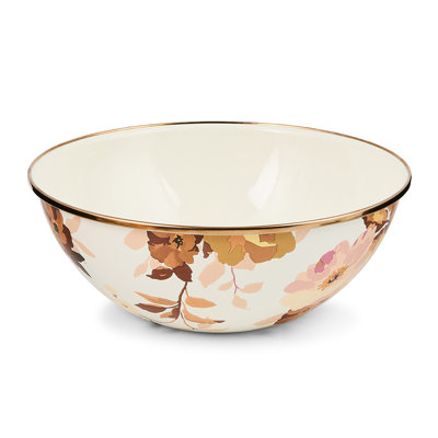 Wild Rose Brown Medium Everyday Bowl
