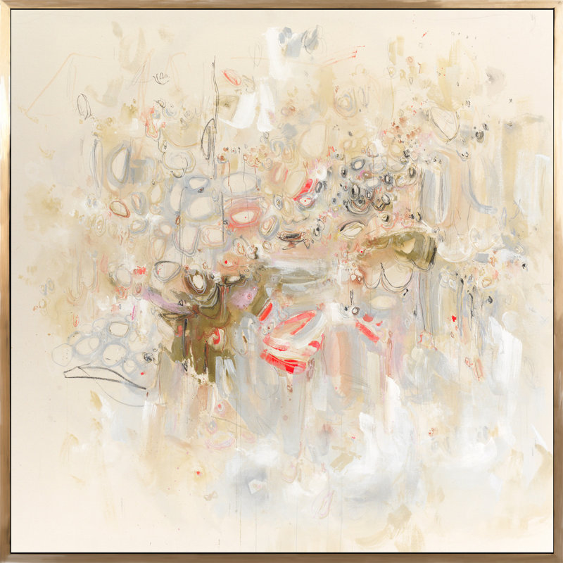 Calm Painting, Gold Framed