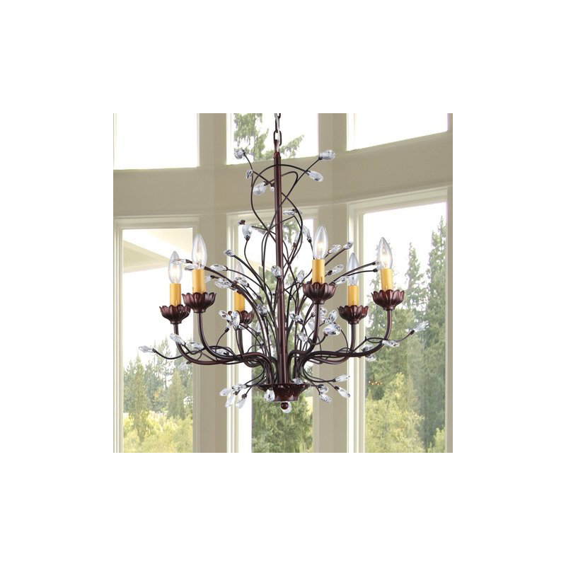 Jeffrey 6 - Light Dimmable Classic / Traditional Chandelier