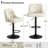 360-Degree Rotatable Faux Leather Bar Stool With Button Stitching-116094309-116094307
