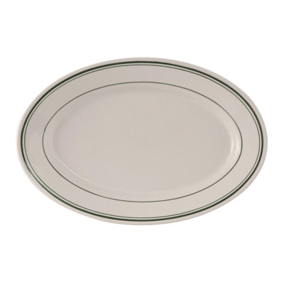 Tuxton Green Bay Ceramic Platter