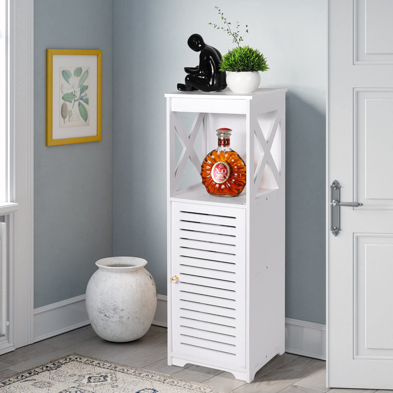 Aahana Plastic / Acrylic Bathroom Cabinet, Antique White