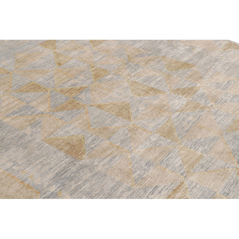 Scandinavian Geometric Area Rug, Rectangle 6' x 9'