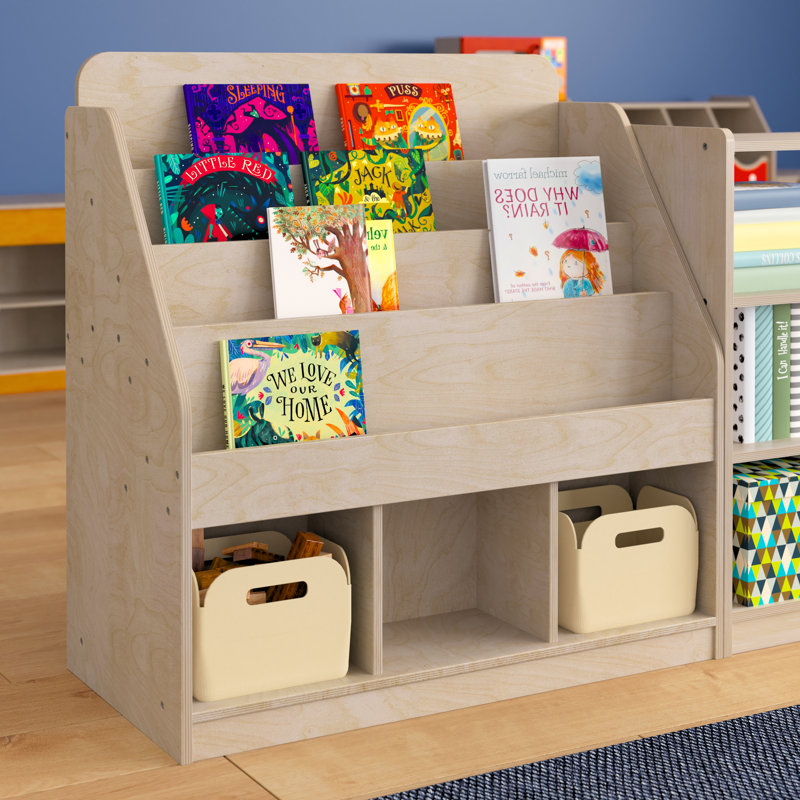 Mess Magic Commercial Grade Wooden 3 Compartment Shelving Unit