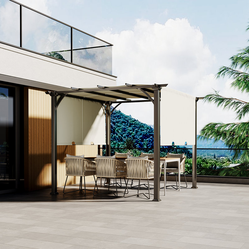 3m x 3m Metal Pergola