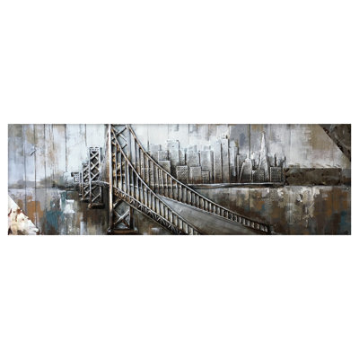 « to the other », impression sur bois gris