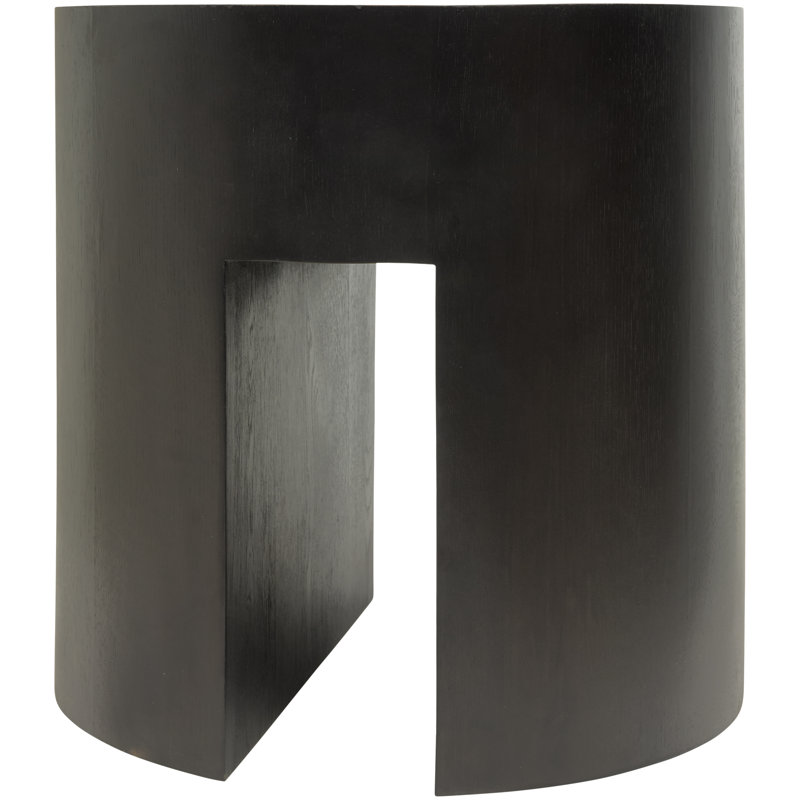 Becki Owens x Surya Whitly End Table, Black