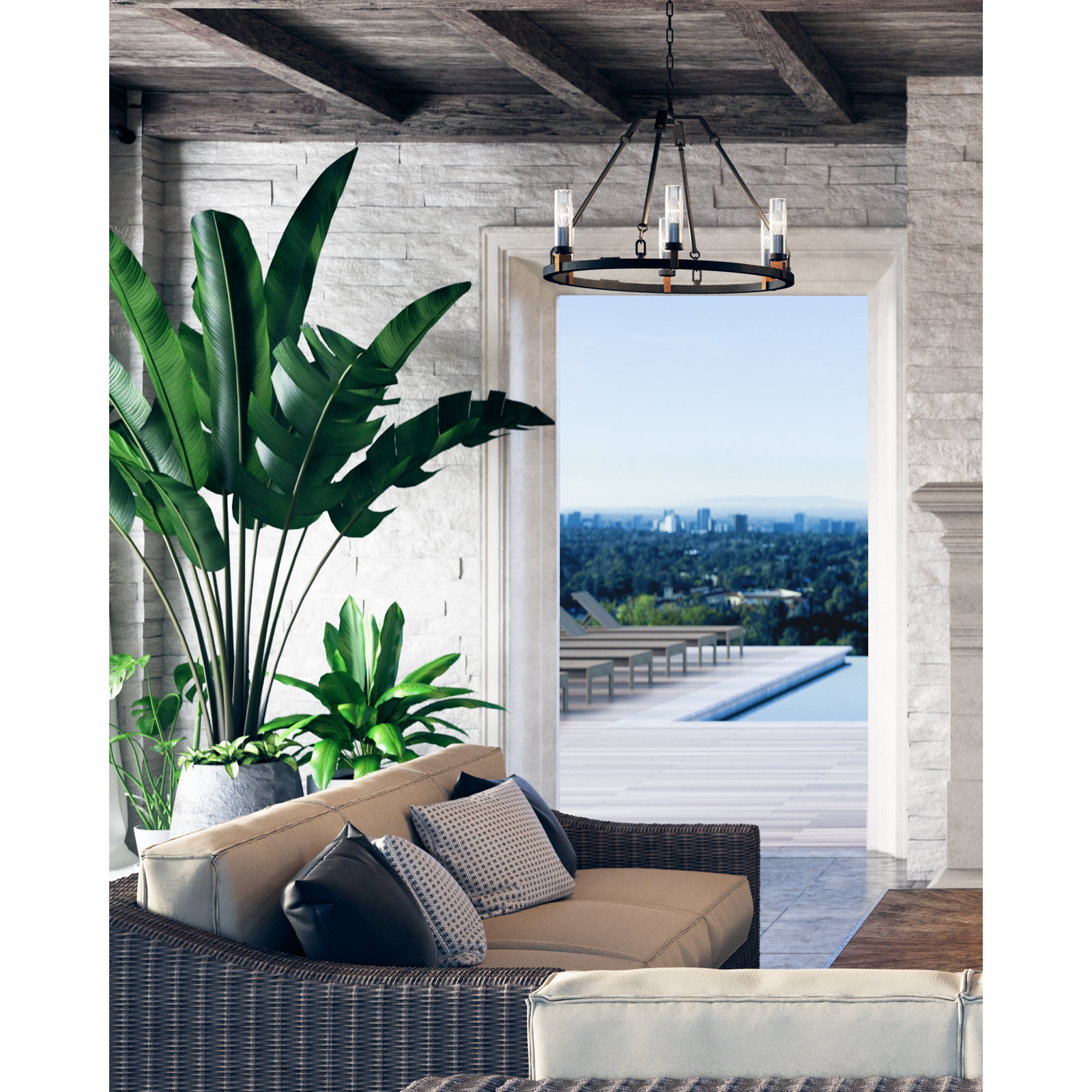 Magana Outdoor Chandelier