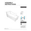 Coussin de salon moderne avec garniture cloutée en tissu de 1 méridienne moderne-310365625