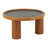 Cole And Grey Wood Handmade Coffee Table With Black Tabletop-983014819
