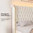 Ellaville Bed Frame Tall Wingback Headboard Velvet Upholstered Deep Button Tufted Platform Bed with LED Wall Washer Lighting-9274089-9274092