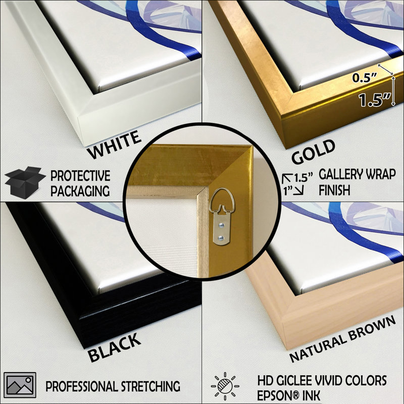 Connexion simple à flamme simple, H 36 po x l 36 po x P 1,5 po, Cadre flottant noir