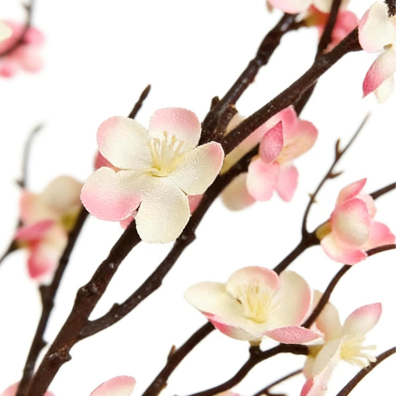 4 branches de fleurs de cerisier, décorations printanières de fleurs pour la maison, fleurs artificielles, longues branches pour vase, bureau de mariage, décoration de table, centre de table